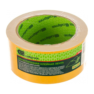 Скотч 50 х 25, 2-х сторонний/основа - полипропилен