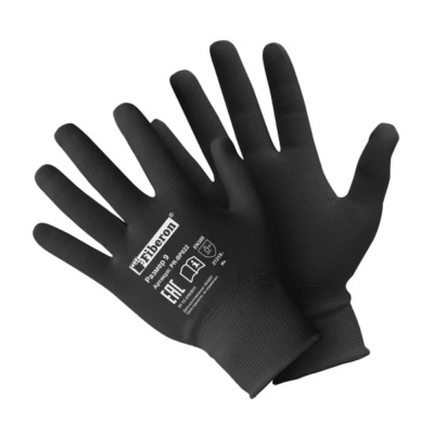 Перчатки Для сборочных работ полиэстер черные PR-BP022 9(L)
