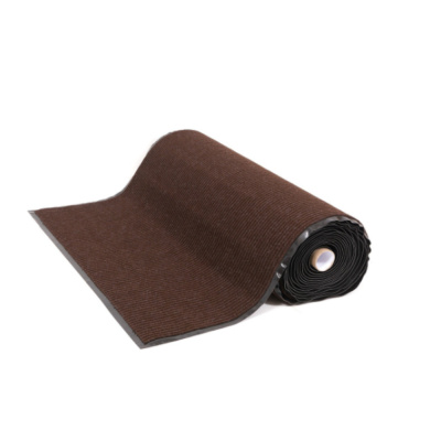 Коврик-дорожка влаговпитывающий "Ребристый" 0,9х12 м, коричневый, SUNSTEP