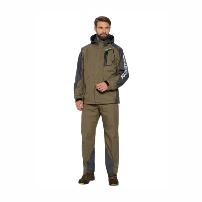 Костюм демисезонный Орегон ткань Breathable цвет Хаки/Серый (52-54, 170-176)
