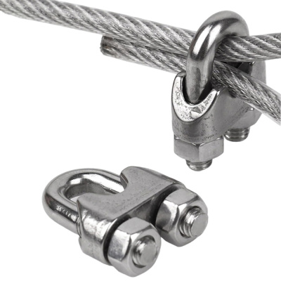 Зажим троса  5мм A4DIN 741