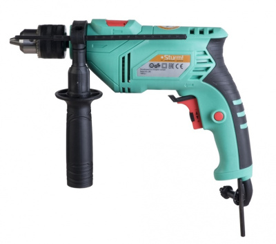 Дрель ударная Sturm, 650 Вт 0-3000 об/мин, 0-48000 уд/мин, патрон 13 мм, регул. обор.