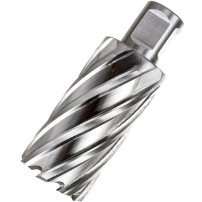 Сверло HSS корончатое по металлу 26x55, weldon 19