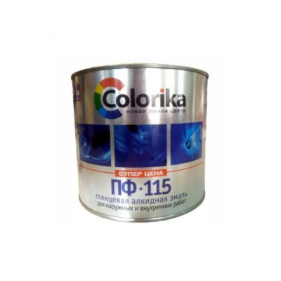 Эмаль ПФ-115 "Colorika" зеленая 0,8 кг