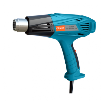 Фен технический Sturm!, 2000 Вт, 450/600C, 250/500л/мин, 4 насадки, кейс