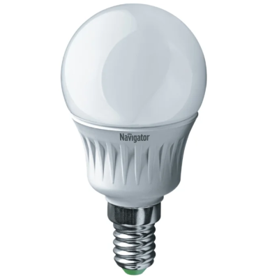 Лампа светодиодная LED 5вт E14 теплая шар