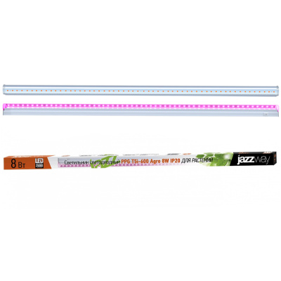 Светильник светодиодный  ДПО-8w IP20  для растений фиолетовый свет  Jazzway PPG T5i- 600  Agro