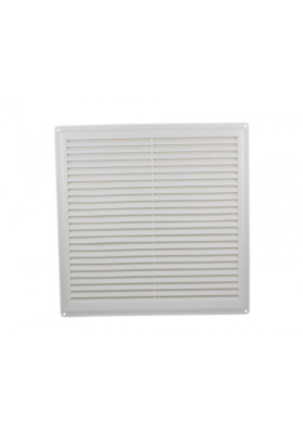 Решетка не разъем.  накл. жалюзи с москитной сеткой 375*375 Э3737Н