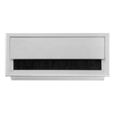 Заглушка кабель-канала, алюминиевая, 160х80 мм