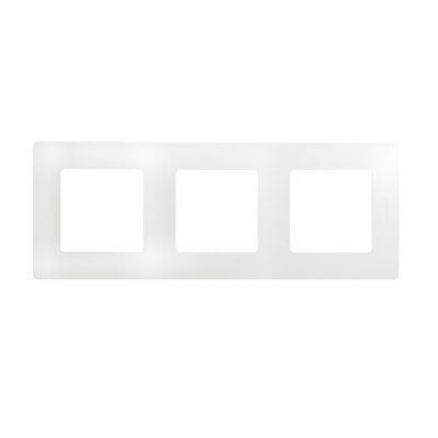 Рамка 3 поста белая