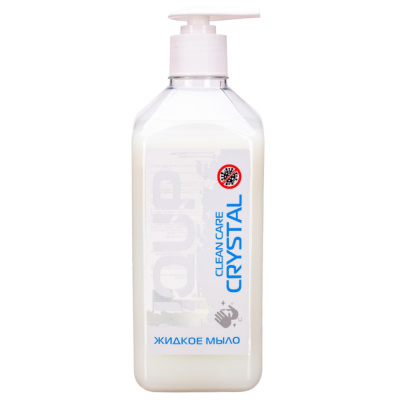 Мыло жидкое IQUP Clean Care Crystal ПЭТ помпа-дозатор 1л
