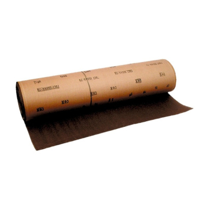 Шкурка на тканевой основе, зернистость № 80,  775 мм х 20 м (БАЗ)// Россия