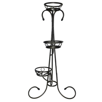 Подставка для цветов на 3 горшка «Маркиз» h=850мм, ш=390мм, гл=390мм БРОНЗА, МЕДЬ