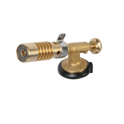 Горелка газовая, БЕЗ ПЬЕЗОПОДЖИГА, латунный корпус, защита от ветра, Sturm!