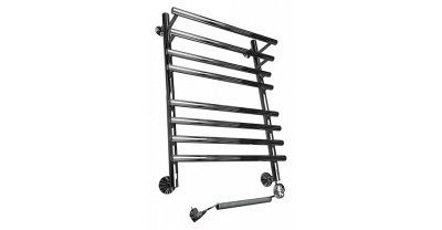 Полотенцесушитель  ДВИН Fj electro 80/60 1"-1/2" Электрический  ТЭН слева (К эл, Полированный)