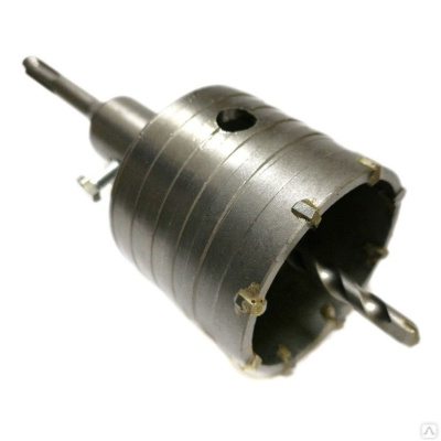 Коронка по бетону, М22 х 68 мм, SDS PLUS, в сборе Вихрь 