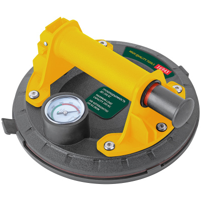 Стеклодомкрат усиленный Профи, манометр, быстрый сброс давления, пластиковый кейс, 200 мм, 200 кг