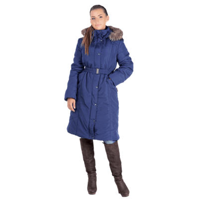 Пальто утепл. "Неви" т/синий женское, р-р 52-54/3-4