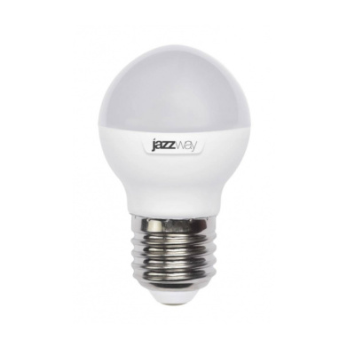 Лампа светодиодная PLED-SP 7Вт G45 3000К тепл. бел. E27 230В 50Гц  JazzWay 1028389