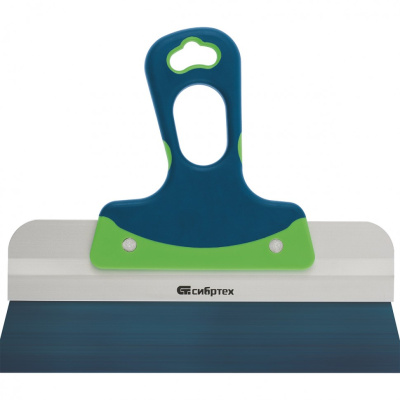 Шпатель фасадный, нержавеющая сталь, 300мм, 2-комп. ручка//СИБРТЕХ