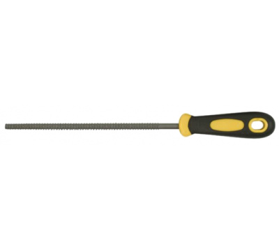 Рашпиль 200мм круглый прорезиненая ручка