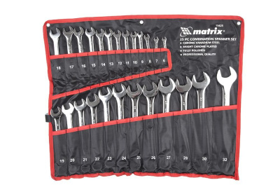 Набор ключей комбинир. 6-32мм "MATRIX" 25шт.
