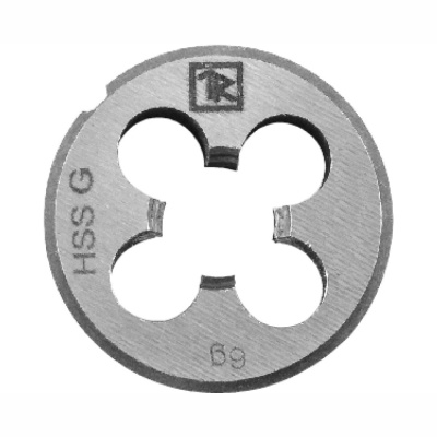 Плашка D-DRIVE круглая ручная с направляющей в наборе М10х1.5, HSS, Ф25х9 мм MDG1015 