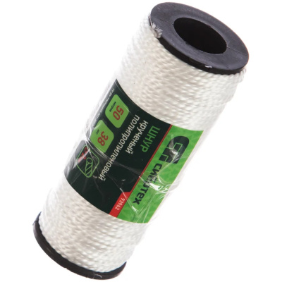 Шнур крученый полир., 2мм, L 50м (катушка), 38 кгс//СИБРТЕХ