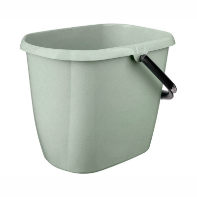 Ведро "Greenland" прямоугольное 12л (зеленый флэк)