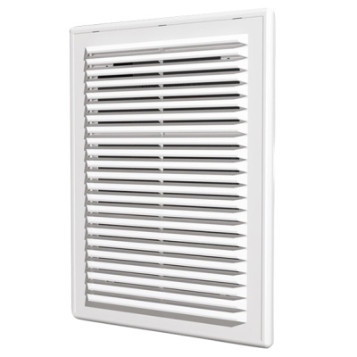 Решетка разъем.  накл. жалюзи с москитной сеткой 300*200 Э3020Р