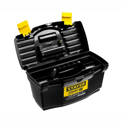 Ящик для инструментов (38110-18) STAYER  ORION-19, 480 х 250 х 240 мм, (19"), пластиковый 