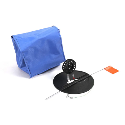 Набор жерлиц оснащ. с алюм. стойкой д-210мм катушка 75мм леска 10м в сумке (10 шт) Набор жерлиц оснащ. с алюм. стойкой д-210мм катушка 75мм леска 10м в сумке (10 шт)