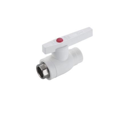 Кран шар.белый лат. F132.2005 PPR RF-20*3/4M