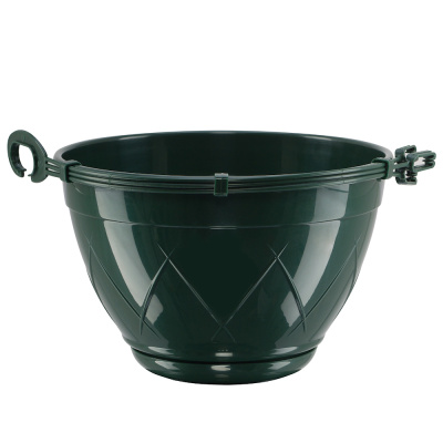 Лилия кашпо подвесное+усы 2,5л d21см зеленая /40 Э