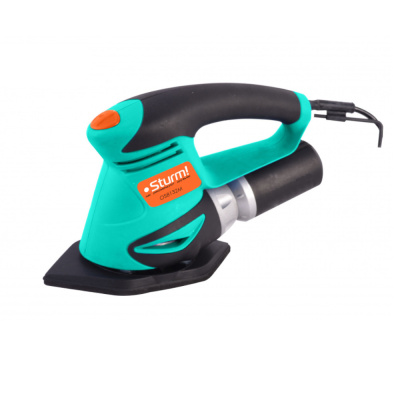 Шлифмашина вибрационная Sturm!, 320 Вт, 10000об/мин, 90х187/125/110x208мм, пылесборник, Stur