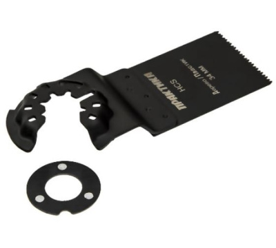 Насадка для МФИ ПРАКТИКА режущая прямая, HCS, по дереву, 34 мм, мелкий зуб