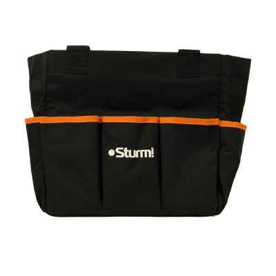 Сумка для инструментов черный/оранж. 2 длинные ручки Sturm! TB20212 
