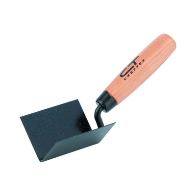 Кельма угловая, 80х60х60мм, стальная, для внутренних углов, боковая ручка//СИБРТЕХ