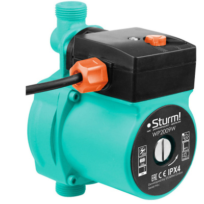 Насос циркуляционный повысительный Sturm!, 120Вт, 30л/мин, напор 9м WP2009W 
