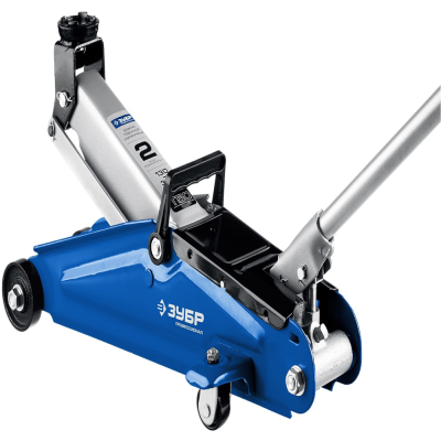 Домкрат подкатной с увелич. подъемом Профессионал ЗУБР Т-50 2т  130-380мм