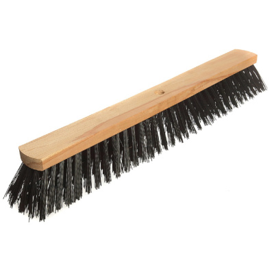 Щетка для уборки (техническая) 60см, иск.черная щетина, дерево бук, Ш/600 Ozhi/Yozhik