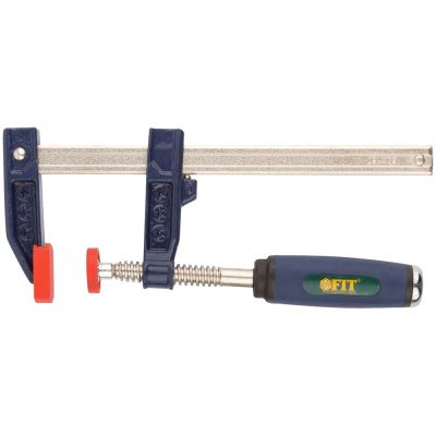 Струбцина тип F усиленная, 50/150мм, мягкая ручка