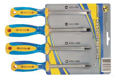 Набор отверток 4 пред.