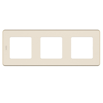 Рамка 3 поста INSPIRIA слоновая кость