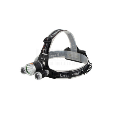 Фонарь налобный "Сибирский Следопыт -Fisher", 1LED WARM + 2 LED UV ,аккум.2x2200mAh/100/60/