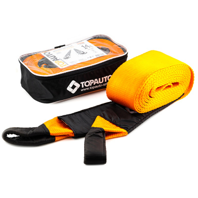 Стропа динамическая 10т 6 метров стропа шириной 70 мм, СУМКА, оранж.