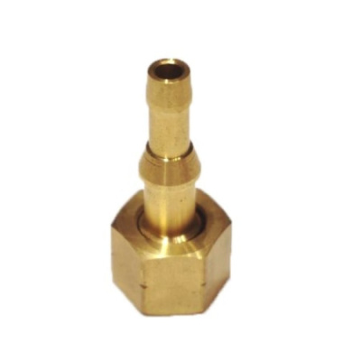 Штуцер со съемной гайкой М16, левая резьба, под шланг 6мм, 9мм