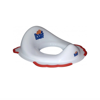 Накладка детская к сиденью жесткая BossBaby белая