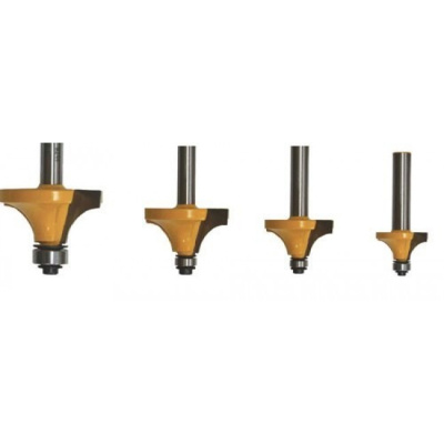 Набор фрез д/декоратив. применения, 4шт., хв. 8мм