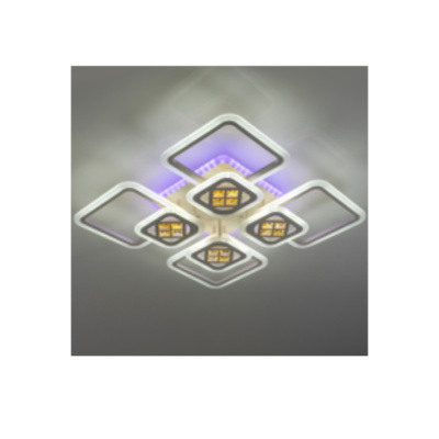 Люстра 5550/4+4B WH RGB 204W+12W